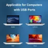 USB 2.0 šakotuvas Vention 3 prievadų su 100M Ethernet adapteriu, USB 2.0 pagrindinis įrenginys, 4 prievadai, juodas