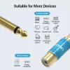Garso adapteris Vention VDD-C03 — 6,5 mm (kištukas) į RCA (lizdas), paauksuoti kontaktai, mėlynas