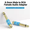 Garso adapteris Vention VDD-C03 — 6,5 mm (kištukas) į RCA (lizdas), paauksuoti kontaktai, mėlynas