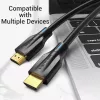 Vention 8K HDMI laidas 2M juodas 48 Gbit/s HDMI 2.1
