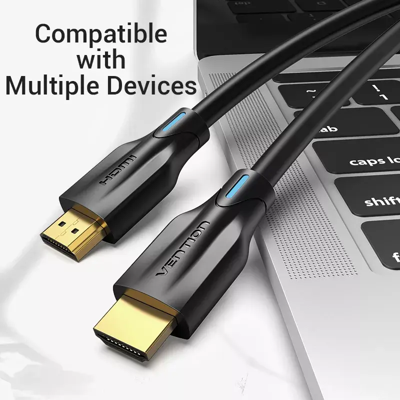 Vention 8K HDMI laidas 2M juodas 48 Gbit/s HDMI 2.1