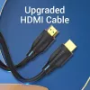 Vention 8K HDMI laidas 2M juodas 48 Gbit/s HDMI 2.1