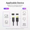 Vention DP į HDMI kabelis 1,5 m juodas DisplayPort HDMI 1,5m