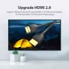 Vention nešiojamasis HDMI laidas 1 m juodas 2.0 18 Gbit/s