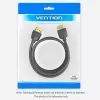 Vention nešiojamas HDMI laidas 3M juodas HDMI 2.0 18 Gbit/s
