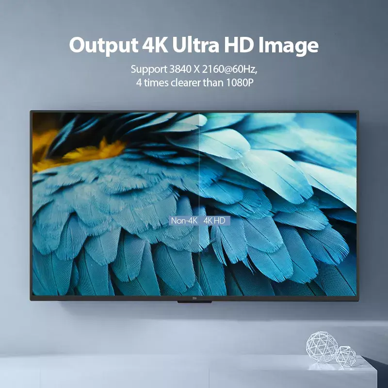 Vention nešiojamas HDMI laidas 3M juodas HDMI 2.0 18 Gbit/s