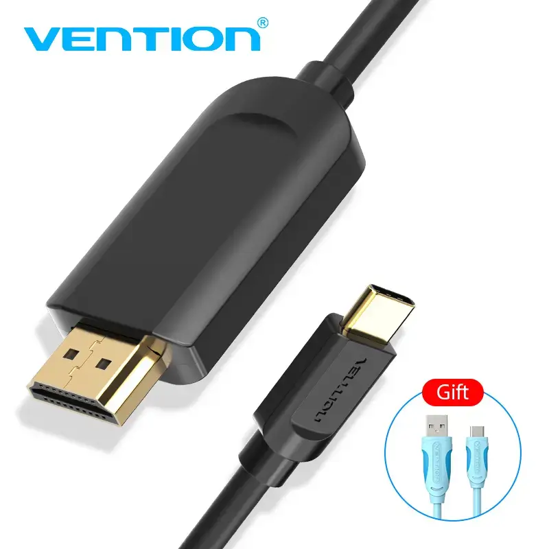 Vention Type-C į HDMI kabelis 2 m juodas USB Type-C HDMI