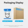 DisplayPort laidas, kištukas–kištukas, Vention, 1,5 m, 4K HD, juodas, 6 mm skersmuo