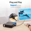 DisplayPort į DVI kabelis Vention HAFBH — DisplayPort į DVI, 1 m, juodas, 5,2 mm