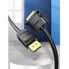 DisplayPort į DVI kabelis Vention HAFBH — DisplayPort į DVI, 1 m, juodas, 5,2 mm