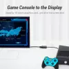Vention plokščias HDMI į VGA keitiklis 0,15 m juodas VGA D-Sub HDMI A tipo