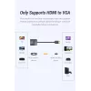 Vention HDMI į VGA keitiklis 0,15 m juodas HDMI Type A VGA