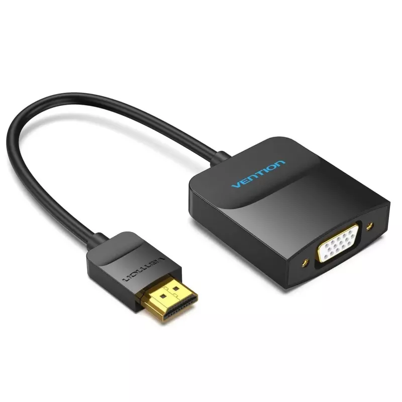Vention HDMI į VGA keitiklis 0,15 m juodas HDMI Type A VGA