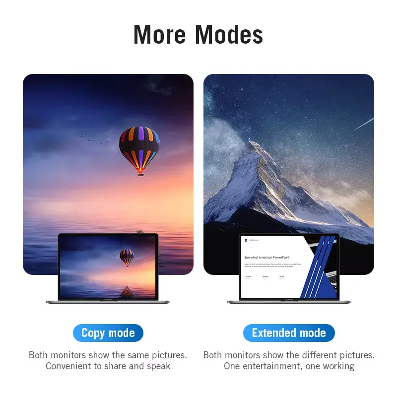 HDMI į VGA keitiklis Vention AIDB0 1080p juodas