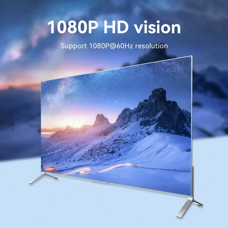 HDMI į VGA keitiklis Vention 0,15 m juodas HDMI Type A VGA D-Sub Micro USB garso
