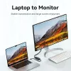 HDMI į VGA keitiklis Vention 0,15 m juodas HDMI Type A VGA D-Sub Micro USB garso