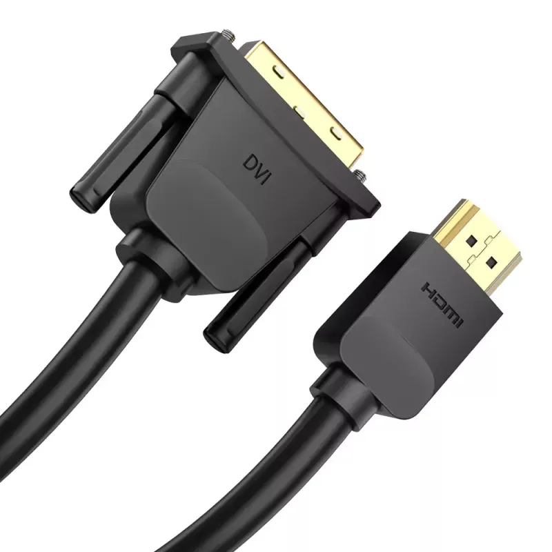 Vention HDMI į DVI kabelis 1 m juodas HDMI A tipo DVI-D