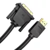Vention HDMI į DVI kabelis 3M juodas HDMI Type A DVI-D 3m