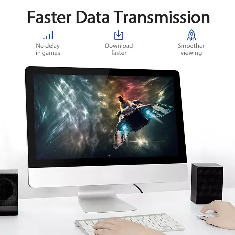Vention Cat.6 UTP komutacinis kabelis 0,5 m juodas RJ-45 1000 Mbit/s