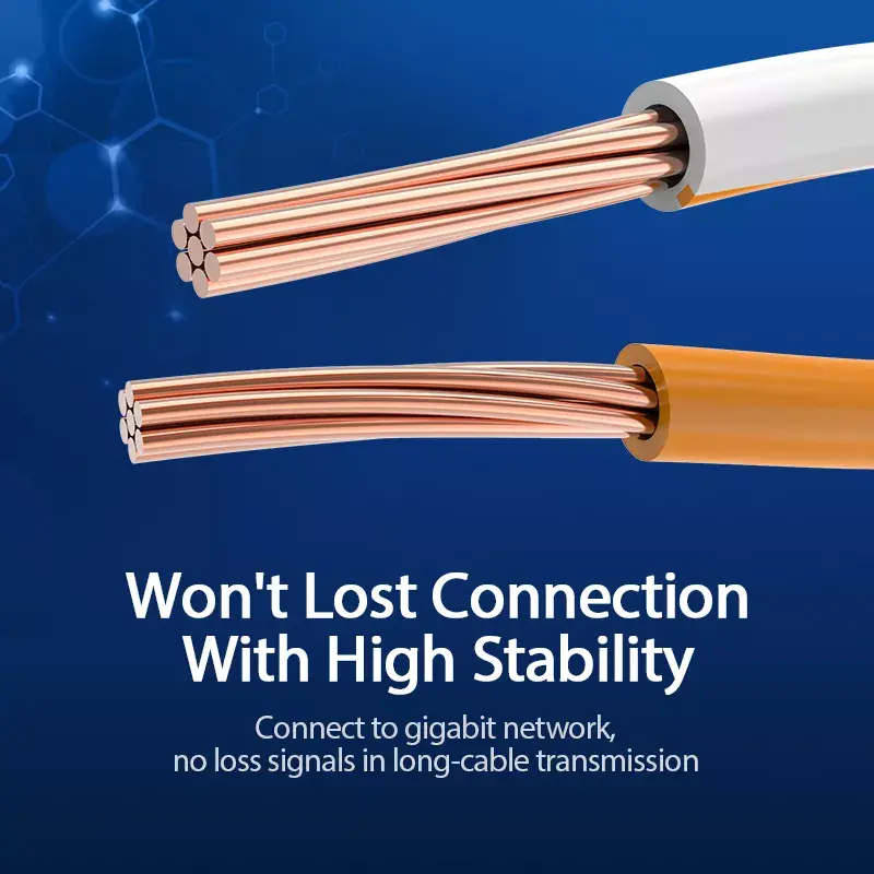 Tinklo kabelis Vention Cat.6 UTP komutacinis kabelis RJ-45 20 m, juodas