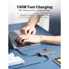 Prijungimo stotelė Vention USB-C į HDMI USB 3.0x3 SD TF PD 100W Pilka