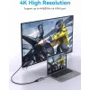 Prijungimo stotelė Vention USB-C į HDMI USB 3.0x3 SD TF PD 100W Pilka