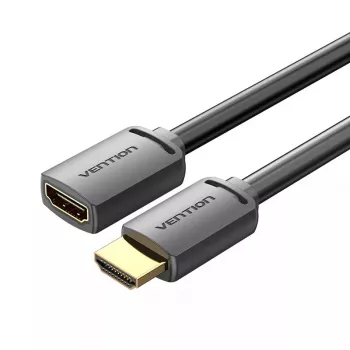 HDMI laidas Vention AHCBF 1 m, HDMI-A kištukas į HDMI-A lizdą, 18 Gbit/s, 4K, juodas