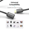 HDMI kabelis Vention HDMI-A kištukas į HDMI-A lizdą 2 m, HDMI 2.0 18 Gbit/s, 4K, auksuoti kontaktai, juodas