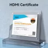 HDMI kabelis Vention HDMI-A kištukas į HDMI-A lizdą 2 m, HDMI 2.0 18 Gbit/s, 4K, auksuoti kontaktai, juodas