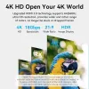 HDMI kabelis Vention HDMI-A kištukas į HDMI-A lizdą 2 m, HDMI 2.0 18 Gbit/s, 4K, auksuoti kontaktai, juodas