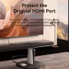 HDMI kabelis Vention HDMI-A kištukas į HDMI-A lizdą 2 m, HDMI 2.0 18 Gbit/s, 4K, auksuoti kontaktai, juodas