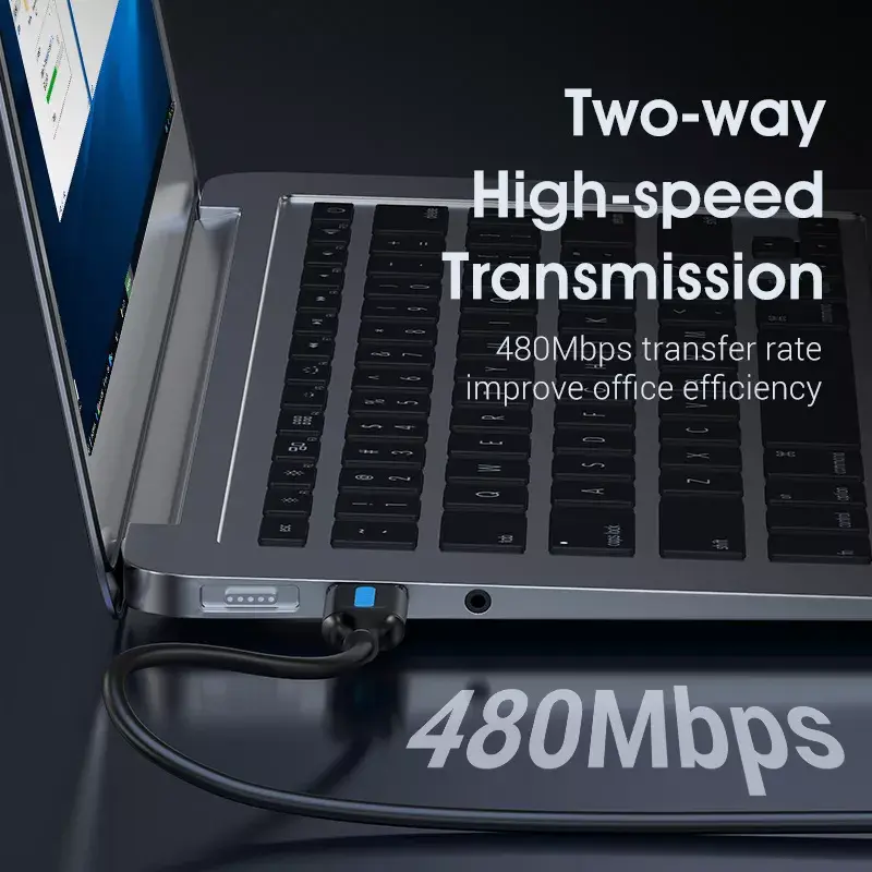 USB 2.0 A–A kabelis Vention 2 m, juodas PVC, USB A į USB A, 0,48 Gbit/s