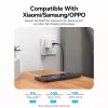 Vention USB 2.0 A kištukas į C patiną 3A laidas 0,25 m juodas