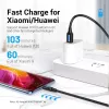 Vention USB 2.0 A kištukas į C patinas 3A kabelis 0.5m juodas