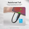 USB 2.0 A į C laidas Vention 3 m, 0,48 Gbit/s, USB A į USB C, 3A, juodas