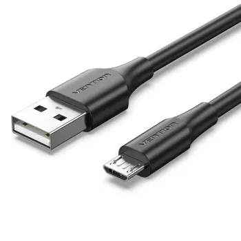 Vention USB 2.0 A kištukas į Micro-B patiną 2A laidas 0,5 m juodas