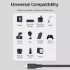 Vention USB 2.0 A laidas, kištukas – Micro-USB B kištukas, 2A, 1 m, juodas