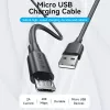 Vention USB 2.0 A tiesus – Micro-B tiesus laidas 2A 2 m juodas