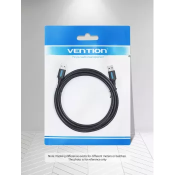 USB A į A kabelis Vention CONBD 0,5 m, USB 3.2 Gen 1 (5 Gbit/s), juodas