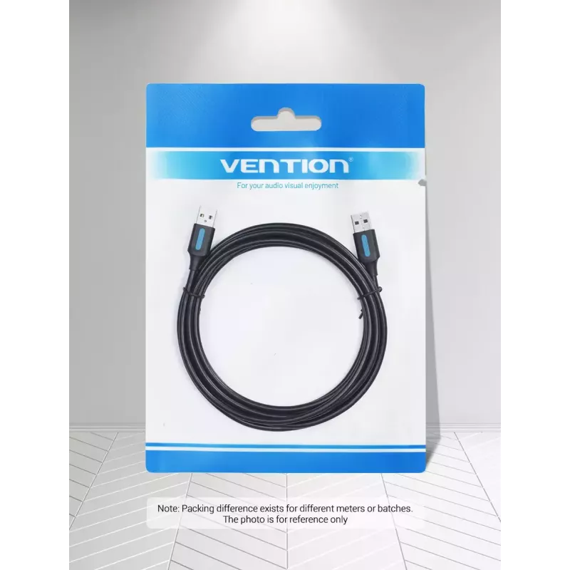 USB A į A kabelis Vention CONBD 0,5 m, USB 3.2 Gen 1 (5 Gbit/s), juodas