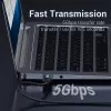 USB A į A kabelis Vention CONBD 0,5 m, USB 3.2 Gen 1 (5 Gbit/s), juodas