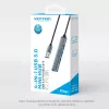 USB šakotuvas Vention CKOHB — 4 prievadų USB 3.2 Gen 1/USB 2.0 šakotuvas, 0,15 m laidas, pilkas aliuminis