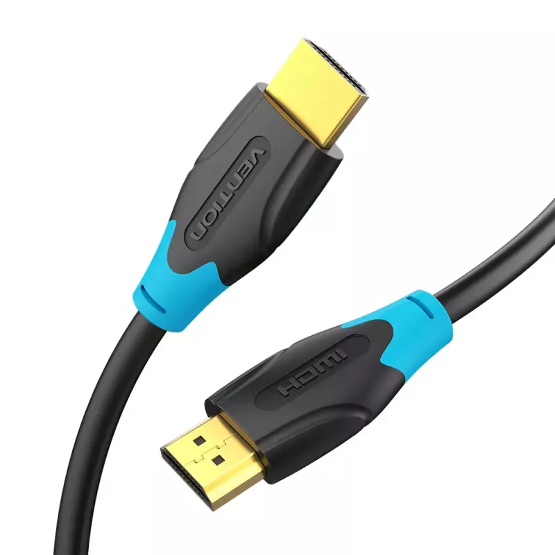 HDMI laidas Vention 5 m 2.0 18 Gbit/s kištukas-kištukas, PVC apvalkalas, paauksuoti kontaktai, palaiko 4K@60Hz