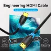 HDMI laidas Vention 5 m 2.0 18 Gbit/s kištukas-kištukas, PVC apvalkalas, paauksuoti kontaktai, palaiko 4K@60Hz