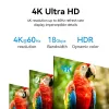 HDMI laidas Vention 5 m 2.0 18 Gbit/s kištukas-kištukas, PVC apvalkalas, paauksuoti kontaktai, palaiko 4K@60Hz