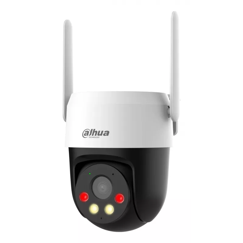 IP stebėjimo kamera DAHUA 3MP fiksuoto židinio 4G Pan & Tilt kupolas, 3MP, 4 mm, 180° sukimas, Lauko, Belaidis
