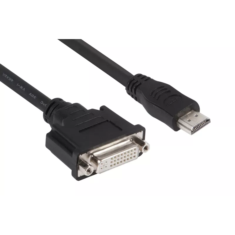 CLUB3D HDMI į DVI vieno kanalo pasyvus adapteris 0,40 m HDMI DVI