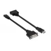 CLUB3D HDMI į DVI vieno kanalo pasyvus adapteris 0,40 m HDMI DVI