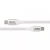 USB-C magnetinės spiralės laidas Club 3D CAC-3032 — baltas, magnetinės spiralės dizainas, skirtas įkrovimui ir duomenų perdavimui