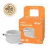 USB-C magnetinės spiralės laidas Club 3D CAC-3032 — baltas, magnetinės spiralės dizainas, skirtas įkrovimui ir duomenų perdavimui